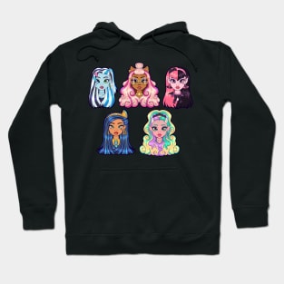 Monster High G3 Ghouls - Frankie, Clawdeen, Draculaura, Cleo, Lagoona Hoodie